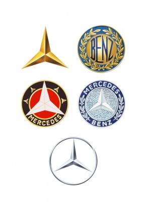 Old Mercedes benz logos