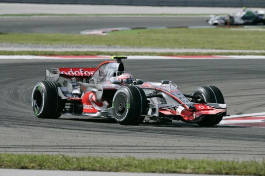 Vodafone McLaren Mercedes driver Lewis Hamilton 