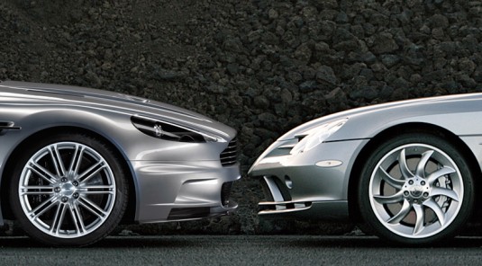 Aston Martin and Mercedes-Benz working together