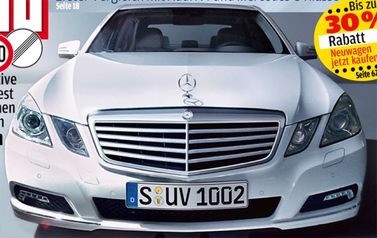 Autobild Publishes First Official Pictures of the 2010 E-Class