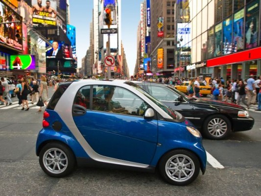 smart car in new york city NYC