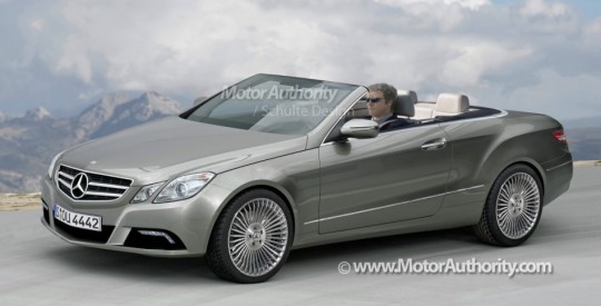 Computer Illustration of upcoming E-Class Cabrio