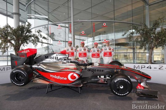 The new Vodafone McLaren Mercedes MP4-24