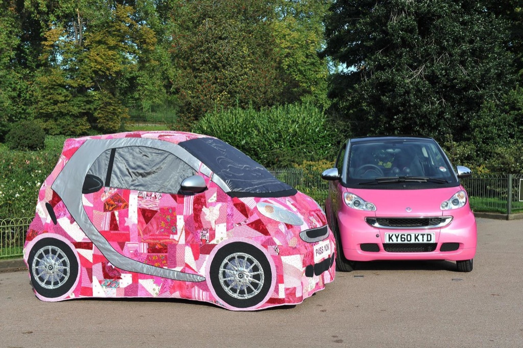 Pink Small Car
