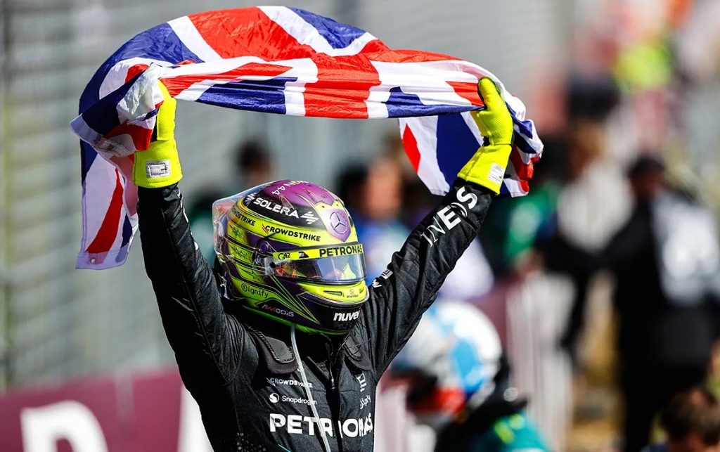 Mercedes F1 Lewis Hamilton at British GP