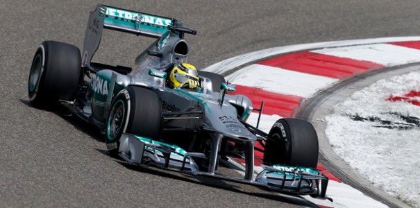 Nico Rosberg Mercedes Chinese Grand Prix Practice