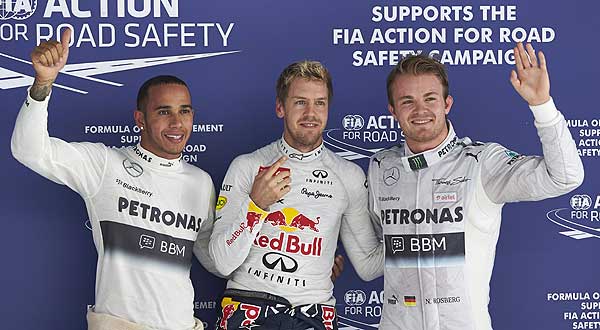 Rosberg Finishes Second in Indian Grand Prix