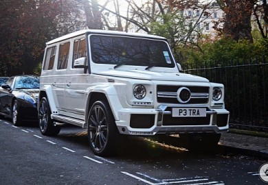 All-White Mercedes-Benz Brabus G63 AMG B63-620 OF Petra Ecclestone Spotted