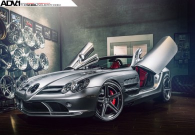 ADV.1 Wheels Enhances Mercedes-Benz SLR McLaren Roadster