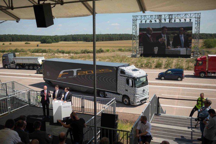 self-driving truck of Daimler 2