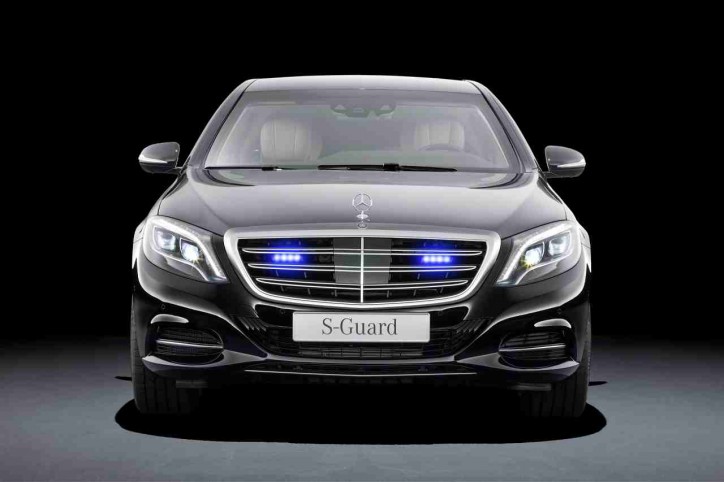 Check Out This Shiny Black Armored Mercedes-Benz S600 Guard