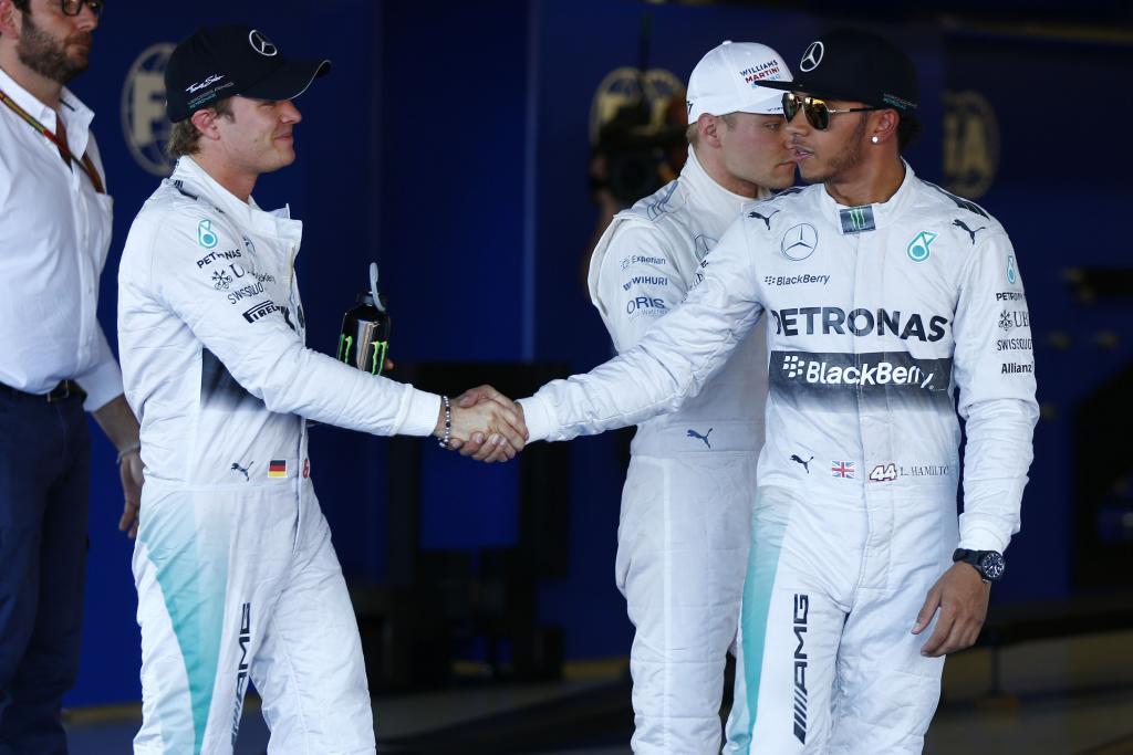 Fifth-straight Mercedes front-row lockout at 2014 Russian 