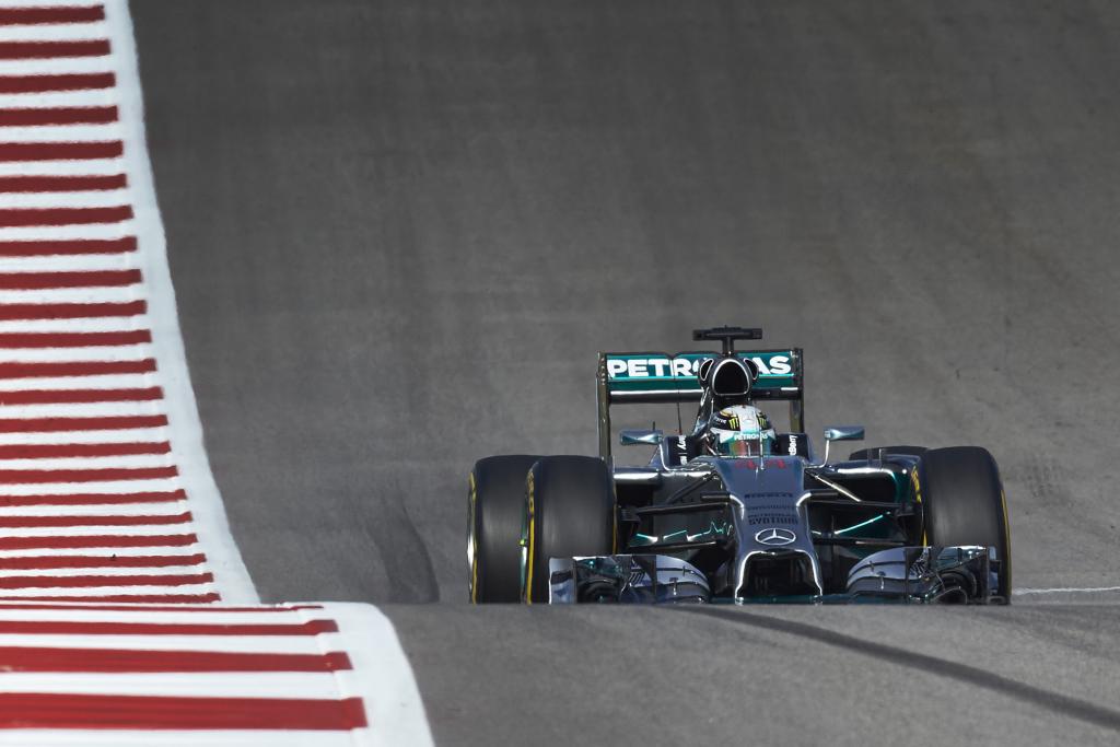 Lewis Hamilton of Mercedes F1 wins the 2014 United States Grand Prix