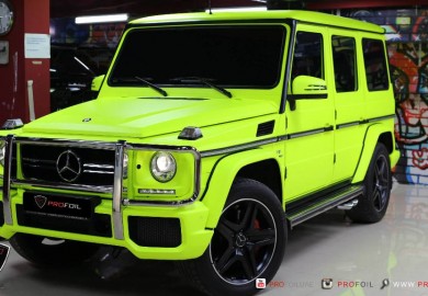 ProFoil Gives Mercedes-Benz G63 AMG A Neon Yellow Color Wrap