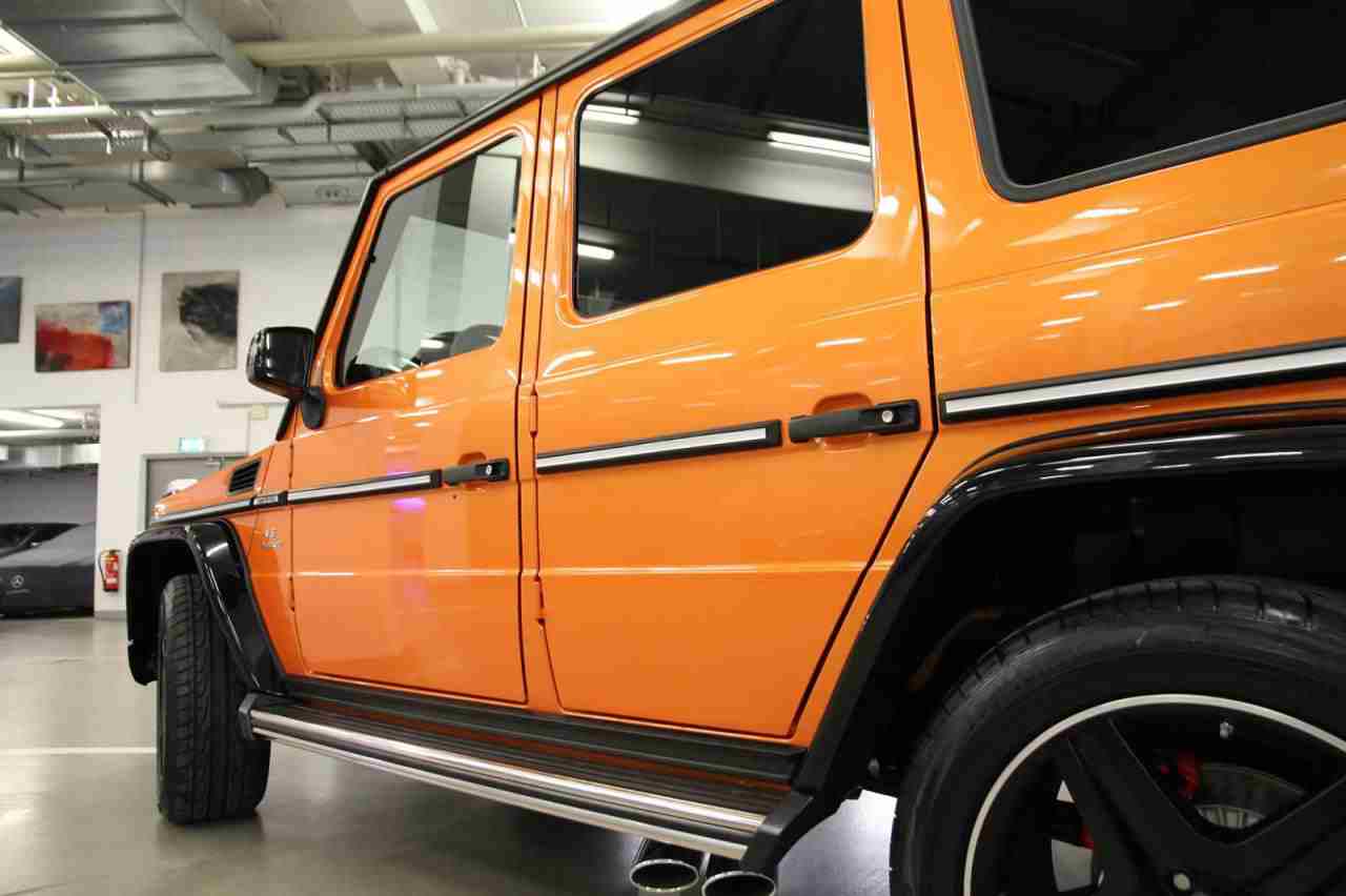 Mercedes AMG g63 оранжевый