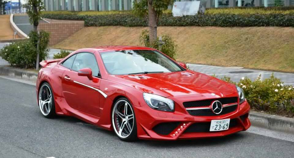 The Vitt Squalo Mercedes SL Fire Pearl is Smoking Hot