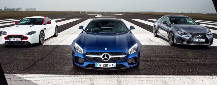 Three-Way Match: Mercedes-AMG GT S vs Lexus RC F vs Aston Martin Vantage N430