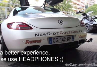 Hear The Roar Of An Akrapovic-Enhanced Mercedes-Benz SLS AMG