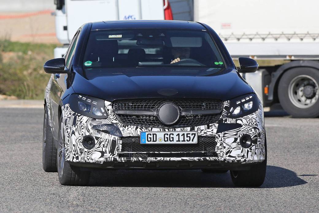 Mercedes-Benz GLC450 AMG Coupe Prototype Spotted 