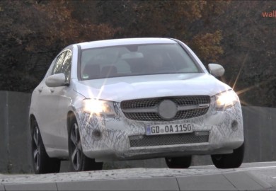 Camouflaged Mercedes-Benz GLC Coupe Plug-In Hybrid Spotted