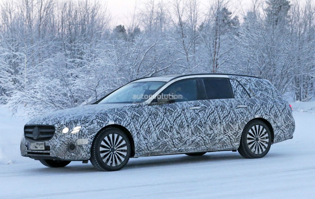 Pictures Of Mercedes-Benz E-Class Wagon Emerge Amid Rumors Of All-Terrain Version