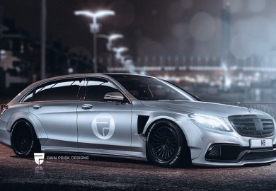 Wide Bodied Mercedes-Benz S-Class Estate Rendered