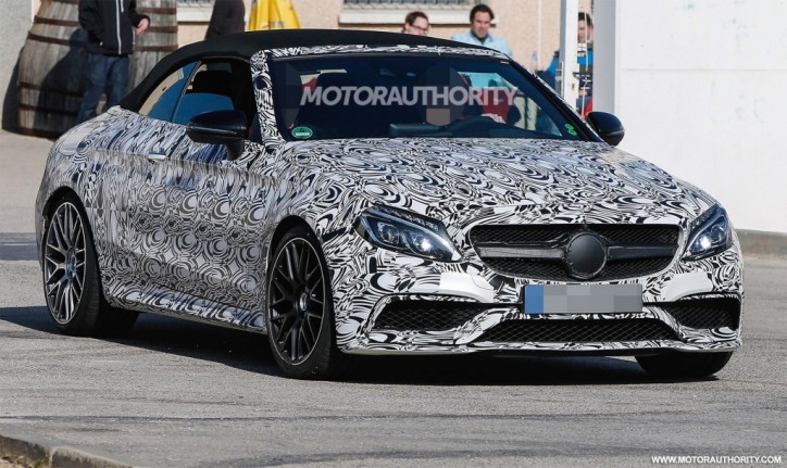 2017 Mercedes-AMG C63 Cabriolet Spied Again