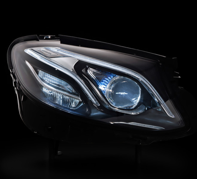 Video: Mercedes-Benz E-Class Multibeam headlamps