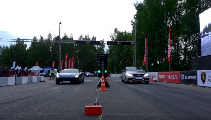 Mercedes-Benz E63 AMG Dominates the Ferrari 488 GTB in Quarter-Mile Drag Race