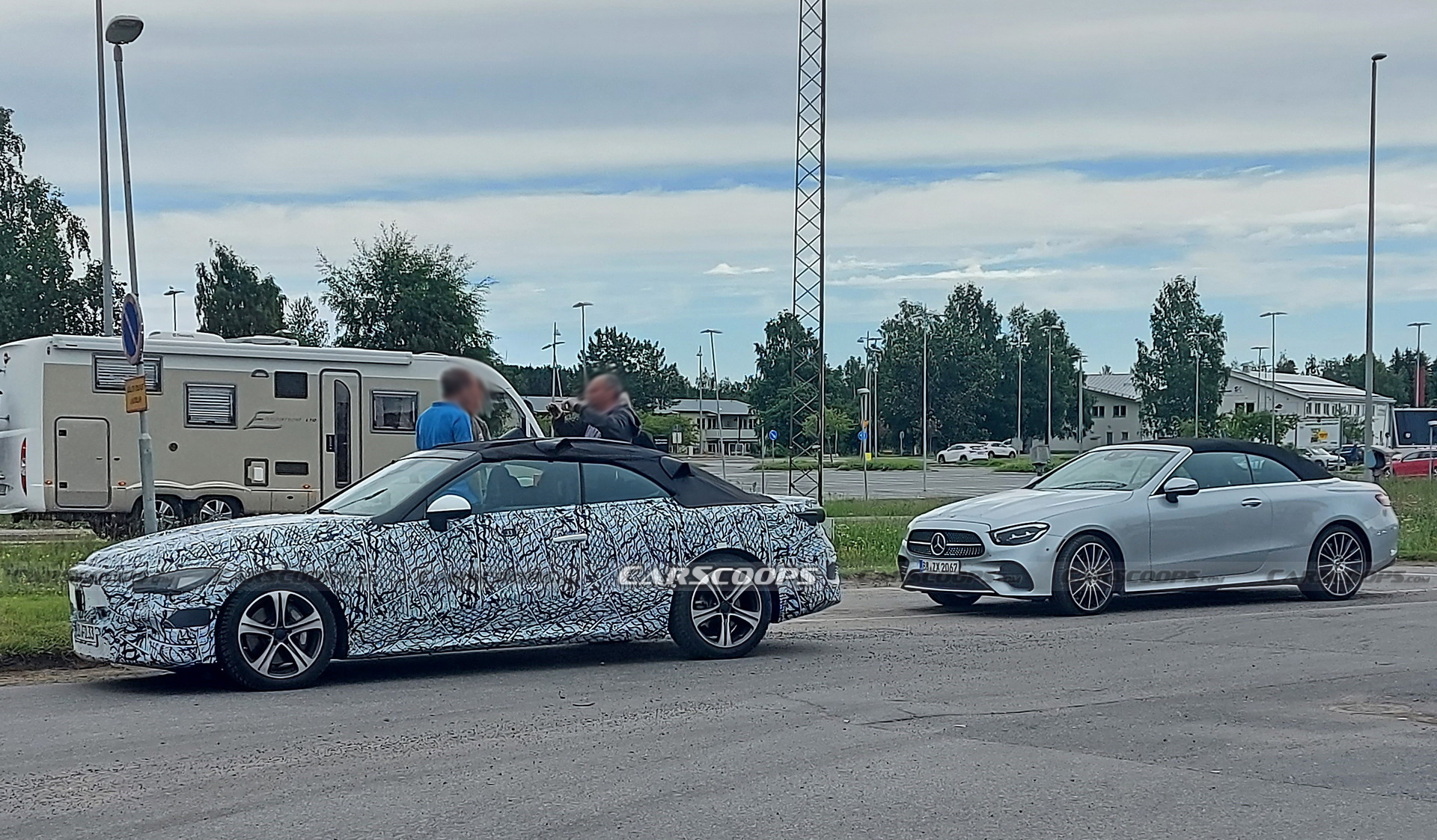 Mercedes-Benz CLE Cabriolet Spied on the Road