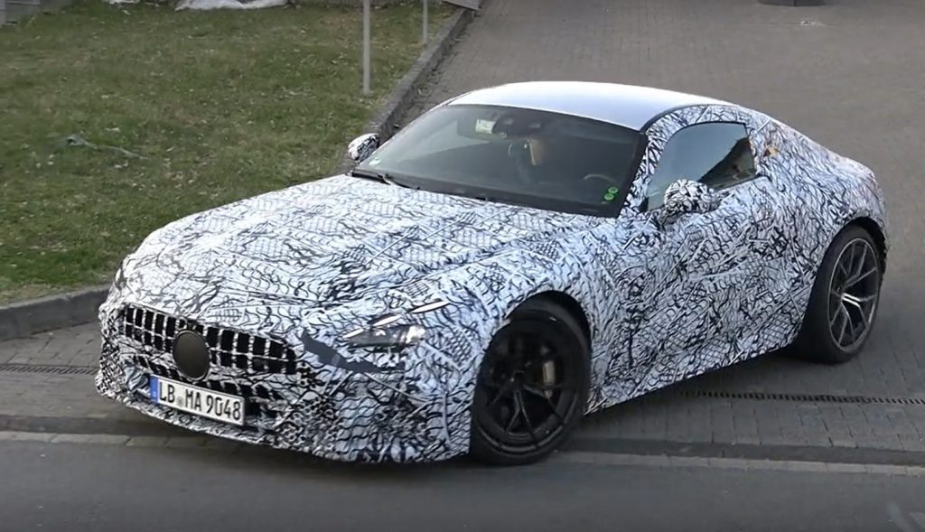 Next-Gen Mercedes-AMG GT Coupe Spied on the Road