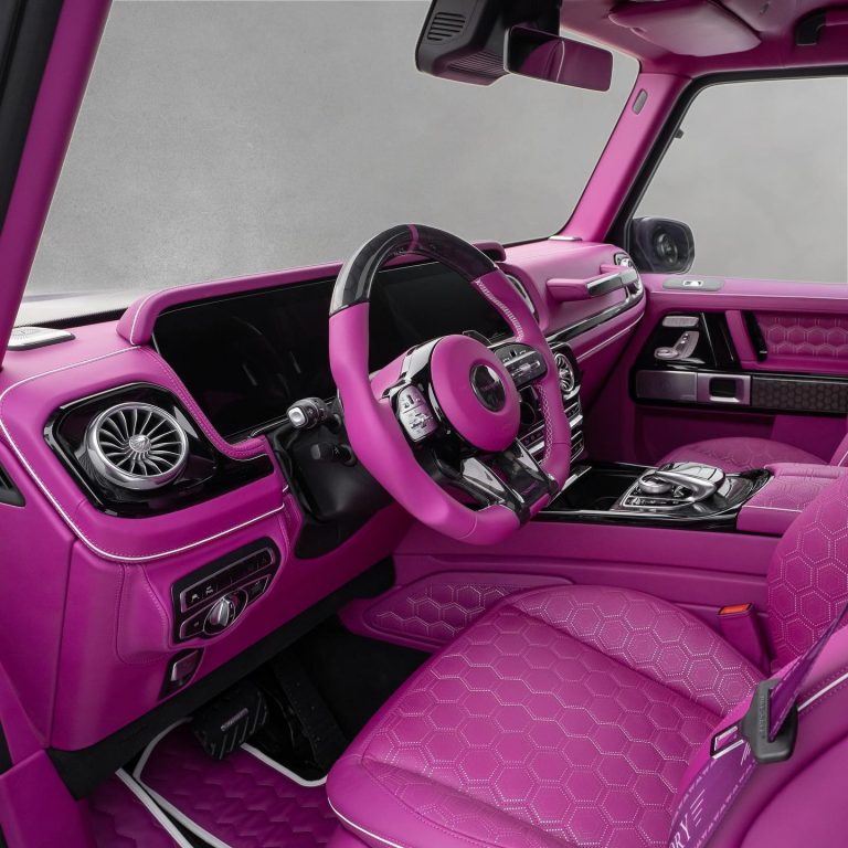 Mansory MercedesAMG G63 Gets Chunkier Body And Rosy Pink Interior