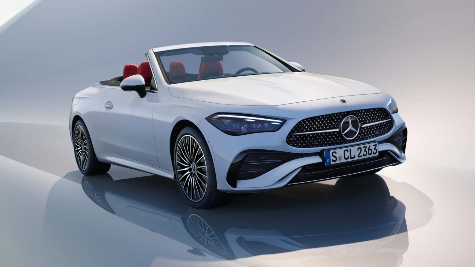 Here S A Glimpse Of The Upcoming Mercedes Benz Cle Cabriolet