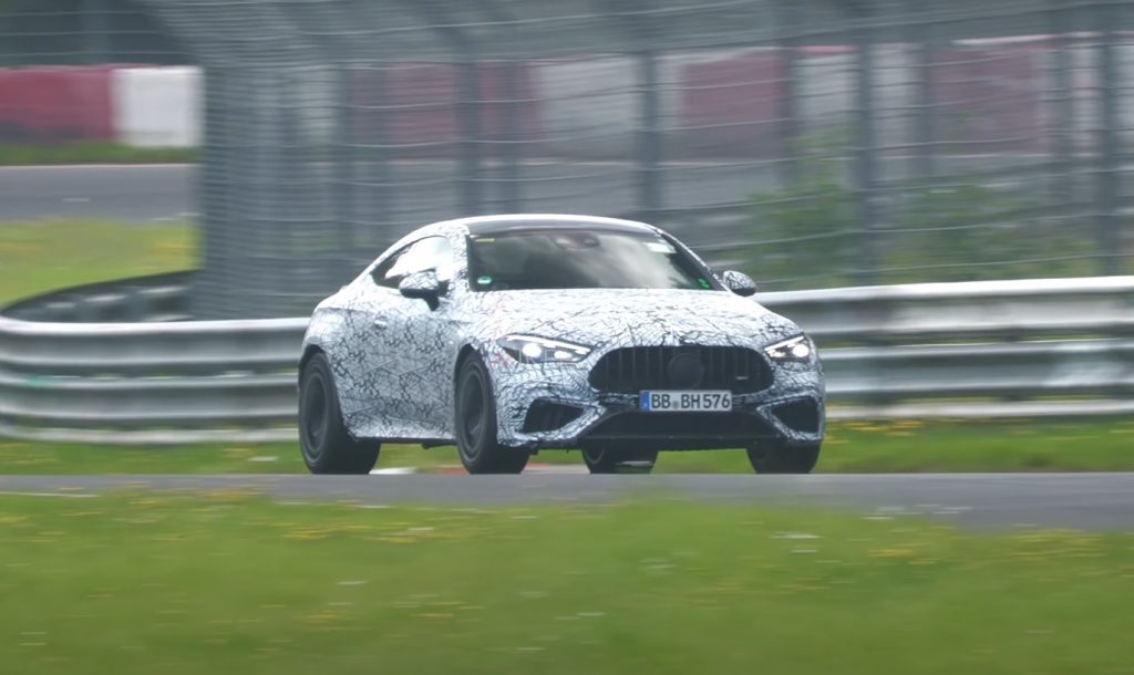 Spy Video Shows The New Mercedes-AMG CLE 63 Coupe In Motion