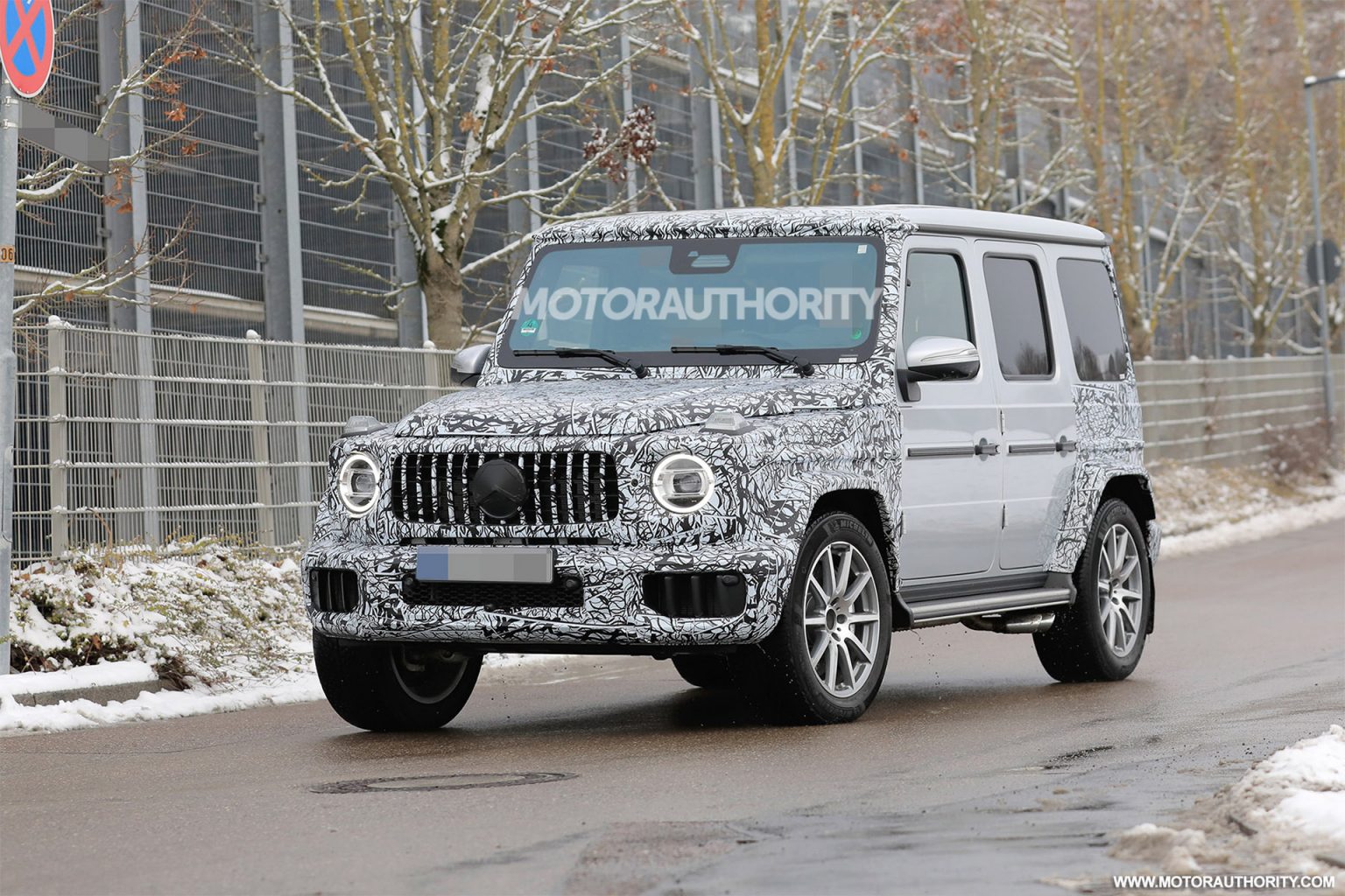 Updated 2025 MercedesAMG G63 Spied On The Road