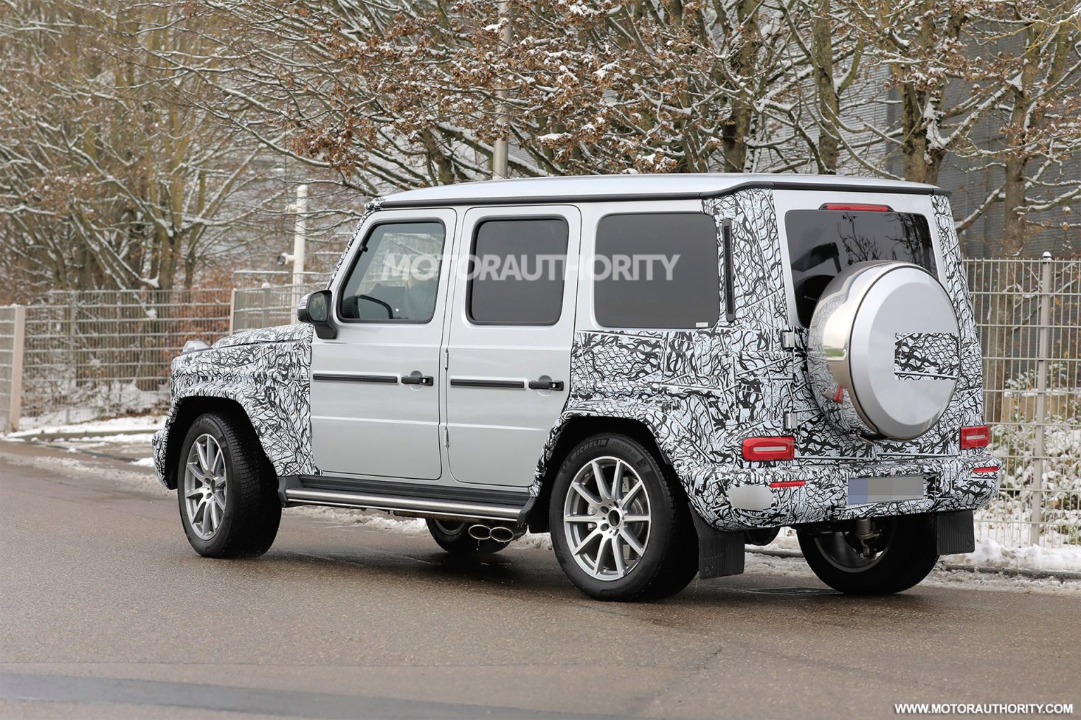 Updated 2025 MercedesAMG G63 Spied On The Road