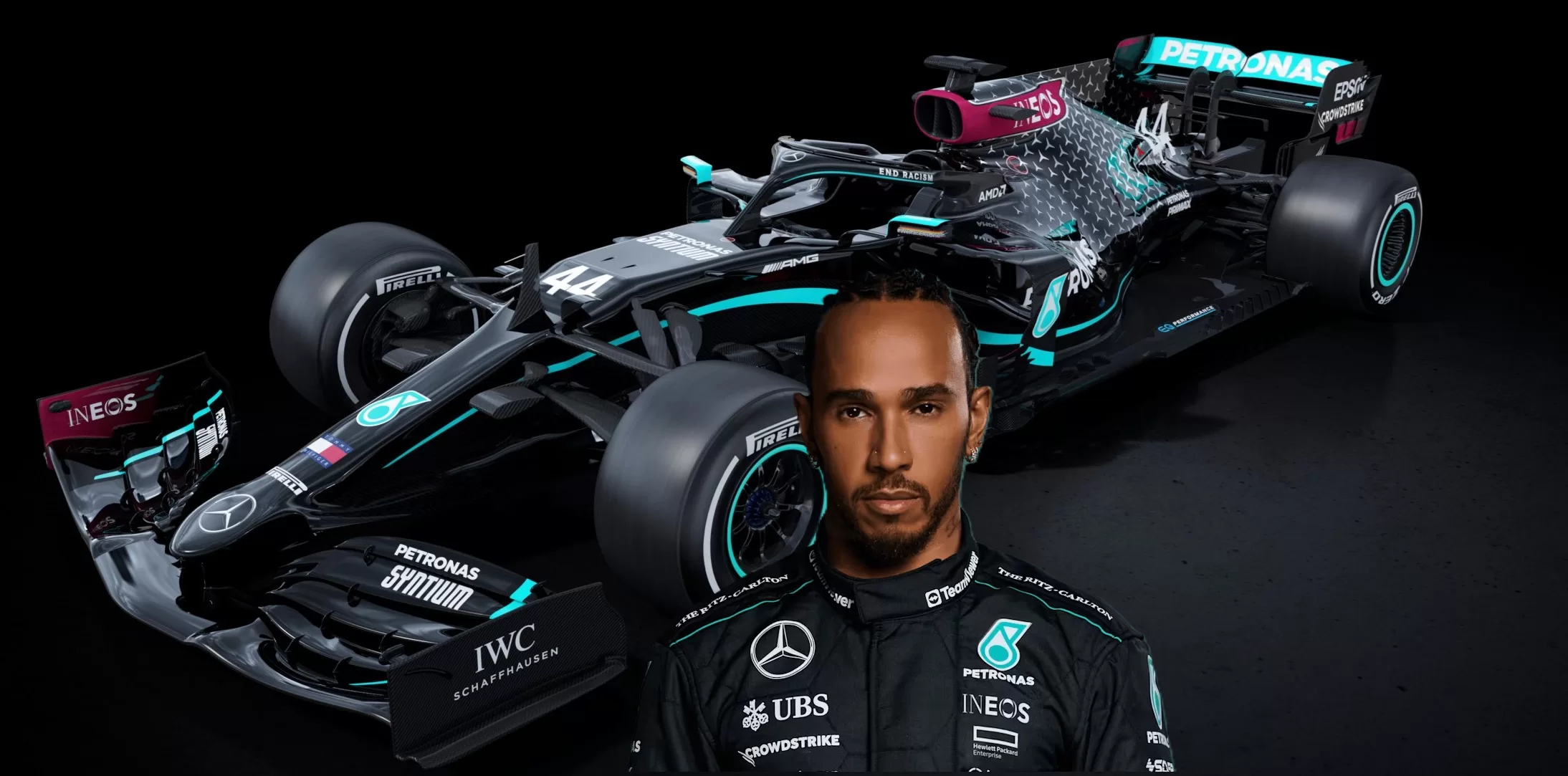 Lewis Hamilton in Mercedes F1