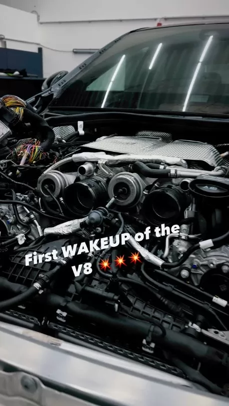 Tuner Swaps A V8 Under The Hood Of The Mercedes-AMG C63 S E Performance