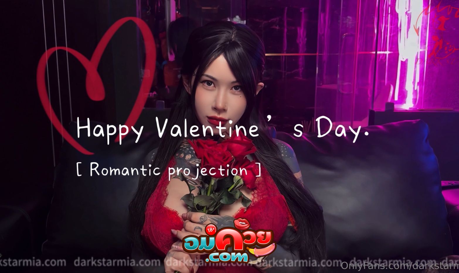 คลิปหลุด Bigcatmia น้องมีอา นางแบบสาวจีน นั่งยั่วควยโชวร์เรือนร่าง เอาดอกกุหลายลูบหี นมใหญ่หุ่นโคตรดีน่าเย็ด ฉลองวาเลนไทน์
